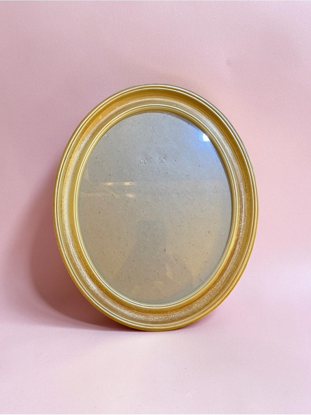 Vintage Gold Oval Picture Frame 8x10 Easel Back Wall Hanging